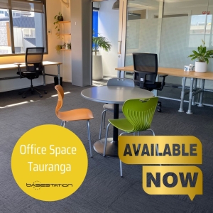 Available NOW! Fully-Serviced Offices at Basestation in Tauranga