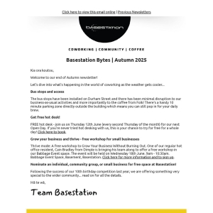 Newsletter Autumn 2025